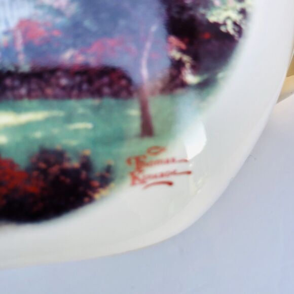 Thomas Kinkade Home Is Where The Heart Is II Decorative Tea Pot Teleflora Gift - Picture 8 of 10